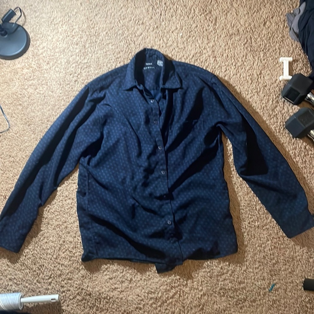 George Mens Dress Shirt Large